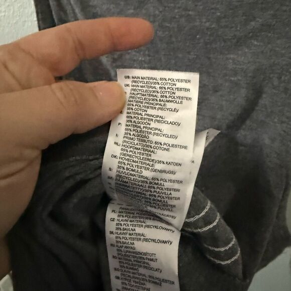 Adidas Classic Stripe Women's Sleeveless Tabk Top Size Medium Grey/White - Picture 7 of 7